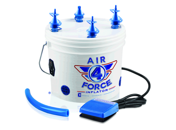 Air Force 4 - 220V - Elektrisk pumpe Kraftig pumpe for gummiballonger. 