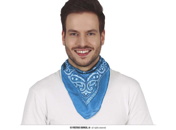 Denim halsskjerf/bandana - Lys Blå 1 Halskjerf i polyester 