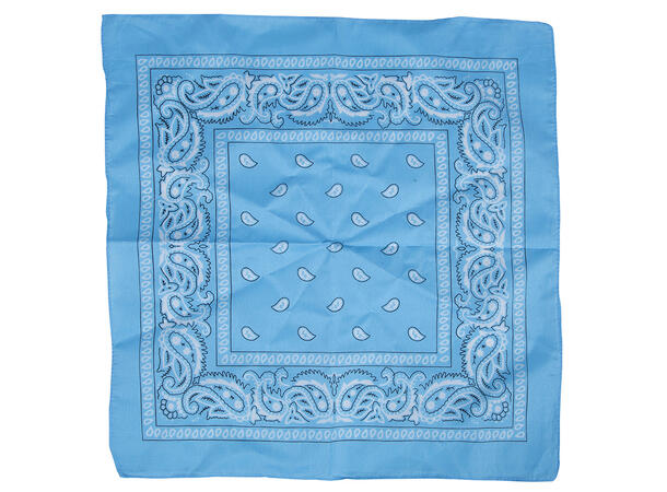 Denim halsskjerf/bandana - Lys Blå 1 Halskjerf i polyester 