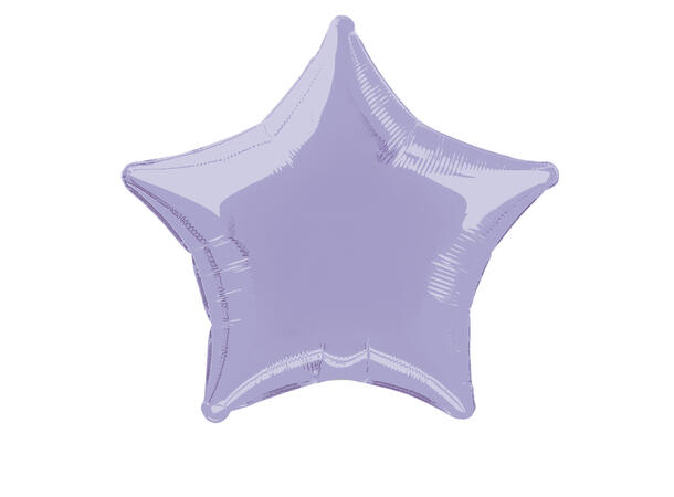 Ensfarget stjerne - Lavendel 1 Folieballong stjerne - 50cm(20")