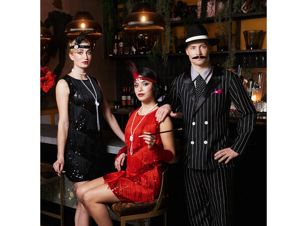 Gatsby Hodebånd m/fjær - Assortert 1 Hodebånd - 4 farger