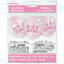 Konfettiballonger - It's a Girl 6 Konfettiballonger - 30cm (12")