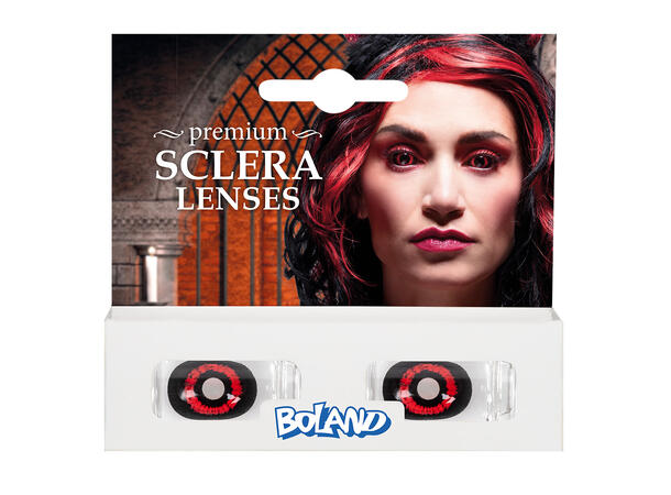 Kontaktlinser - Heløyelinse - Hunndjevel 6-måneders kontaktlinser 