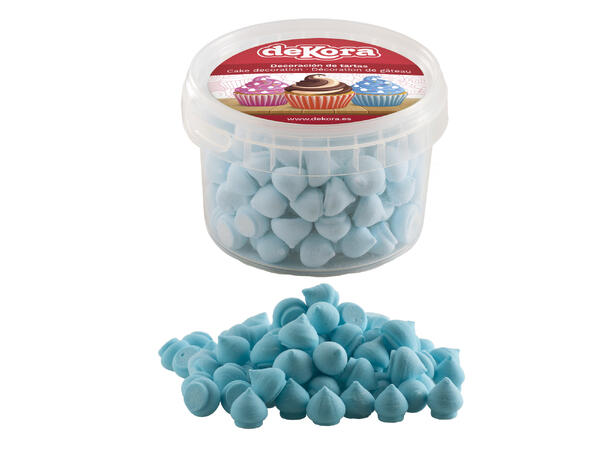 Marengstopper - Lyseblå Spiselig kakepynt - 90gr 