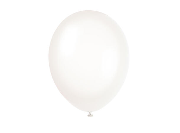 Premium ensfarget - Gjennomsiktig 50 Gummiballonger - 30cm (12")