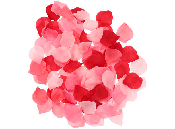 Roseblader - Rød og Rosa mix 144 Roseblader i pose 