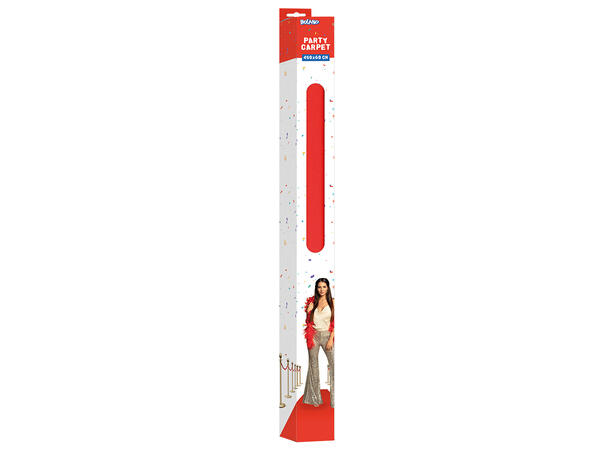 Rød Gulvløper 1 Løper i 100% Polypropylen- 450x60cm