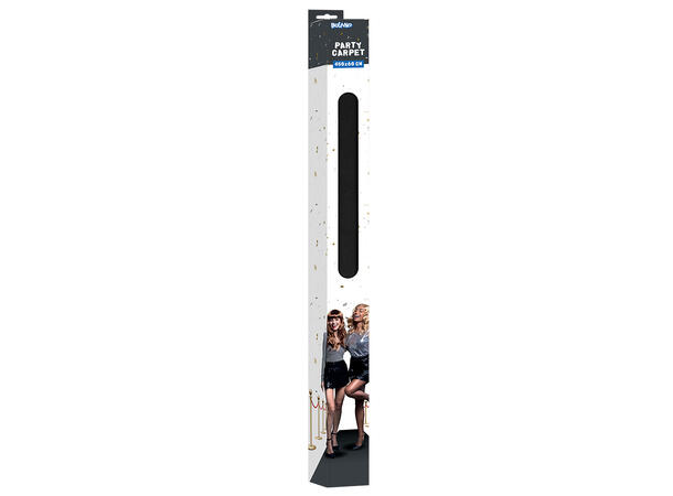 Sort Gulvløper 1 Løper i 100% Polypropylen- 450x60cm