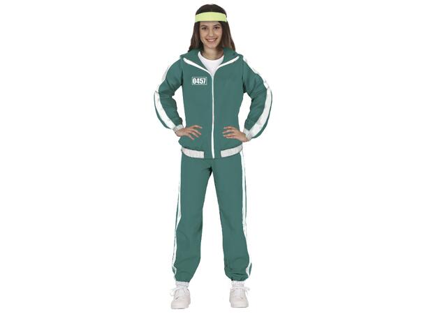 THE GAMER - Grønn treningsdress 1 Kostyme til barn - 14-16 år (168 cm) 