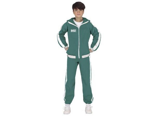 THE GAMER - Grønn treningsdress 1 Kostyme til barn - 14-16 år (168 cm) 