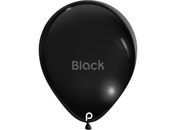 11R - Black 100 Gummiballonger - 28cm (11")