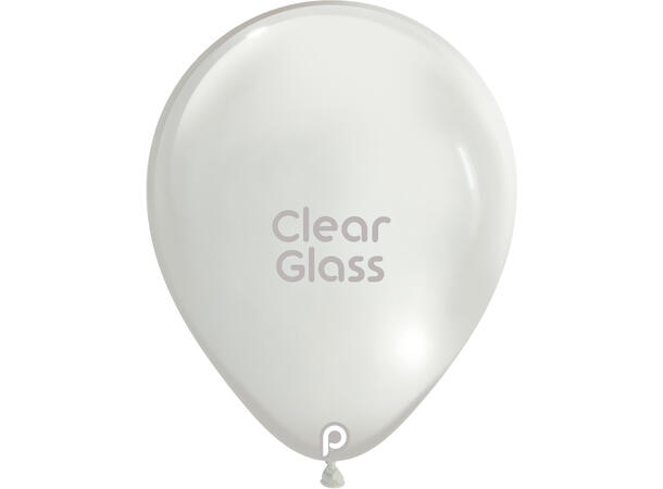 18R - Clear Glass 25 Gummiballonger - 45cm (18")