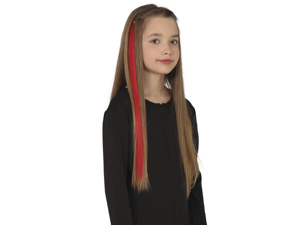 3 Hairextesion - Rød 3 Hairekstesions - 50cm 