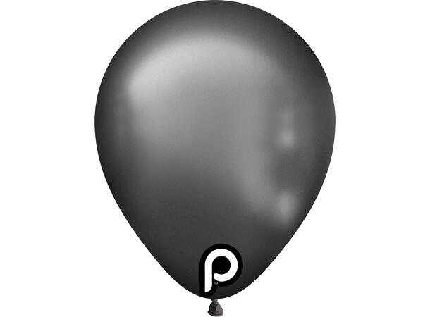 5R - Glam TM Charcoal 100 Gummiballonger - 13cm (5")