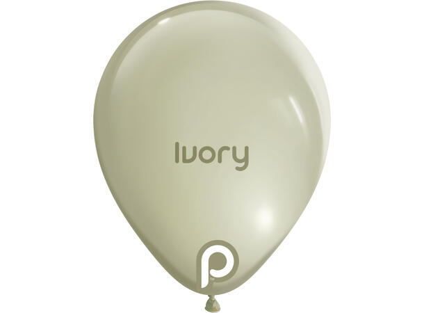 5R - Ivory 100 Gummiballonger - 13cm (5")