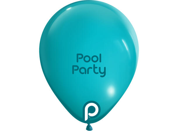 5R - Pool Party 100 Gummiballonger - 13cm (5") 