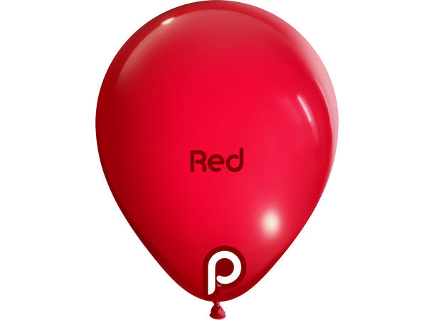 5R - Red 100 Gummiballonger - 13cm (5") 