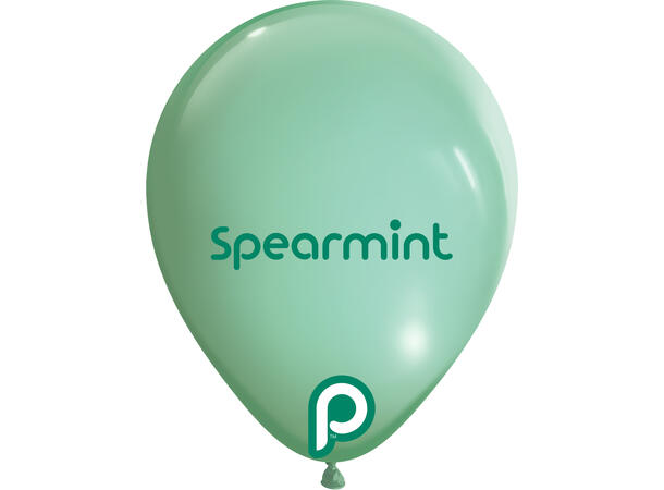 5R - Spearmint 100 Gummiballonger - 13cm (5") 