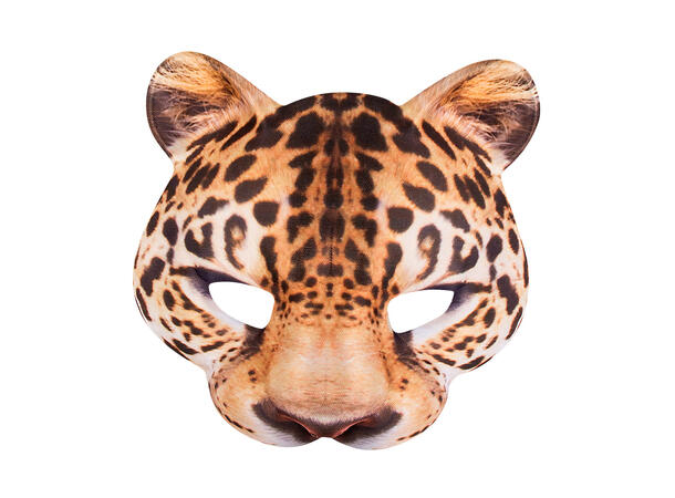 Ansikksmaske - Leopard 1 Maske i plast - Onesize 