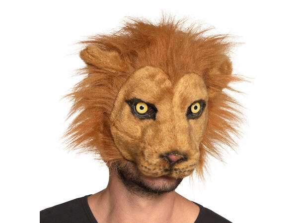 Ansiksmaske - Dyrehoder - 6 Assoterte 1 Maske i plysj - Onesize 