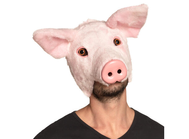 Ansiksmaske - Dyrehoder - 6 Assoterte 1 Maske i plysj - Onesize 