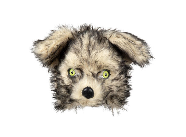 Ansiksmaske - Dyrehoder - 6 Assoterte 1 Maske i plysj - Onesize 