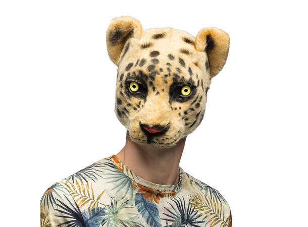 Ansiksmaske - Dyrehoder - 6 Assoterte 1 Maske i plysj - Onesize 