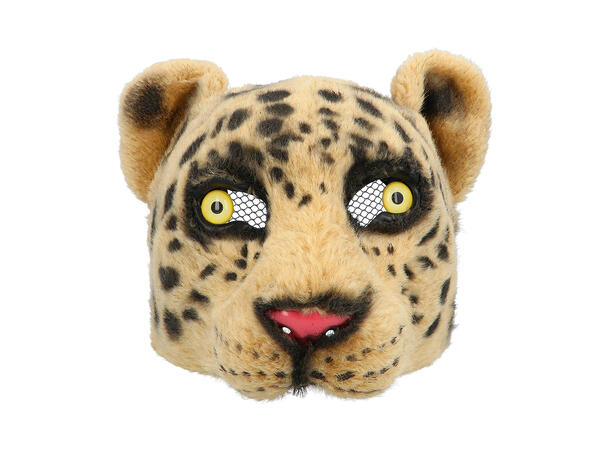 Ansiksmaske - Dyrehoder - 6 Assoterte 1 Maske i plysj - Onesize 