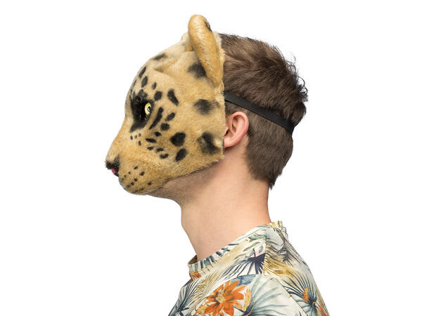 Ansiksmaske - Dyrehoder - 6 Assoterte 1 Maske i plysj - Onesize 