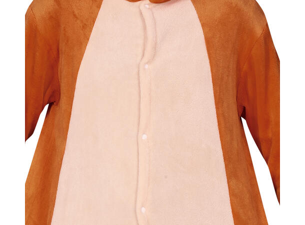 Apekolstyme - Kigurumimi - Brun 1 Kostyme til voksen - Str 52-54 (L) 