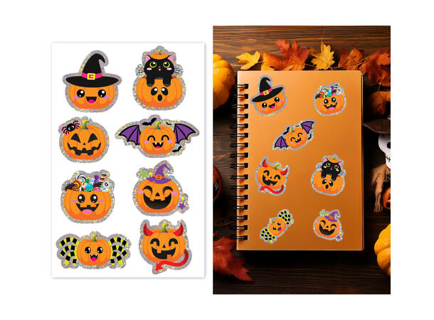 Assorterte Gresskar klistremerker 1 Ark med klistremerker - 13x20cm 