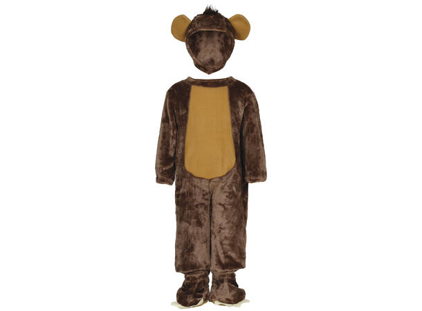 Baby Apekatt - Brun 1 Babykostyme - Str 12-18 Mnd 