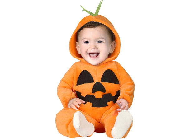 Baby Gresskar - Oransje 1 Babykostyme - Str 18-24 Mnd 