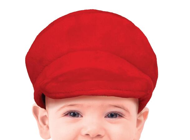 Baby Italiensk rørlegger - rød/blå 1 Babykostyme til gutt - Str 2-3 År 