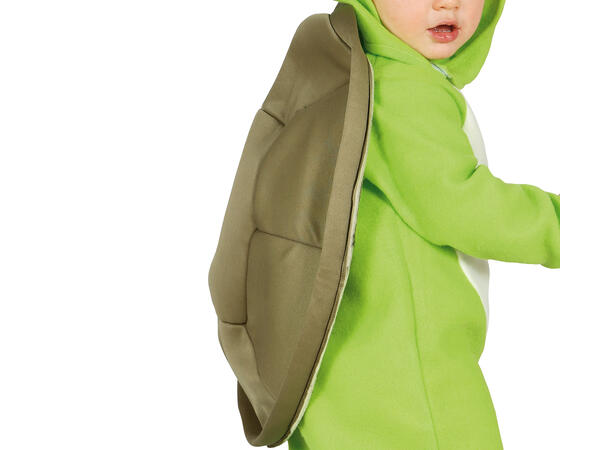 Baby Skilpadde - Grønn 1 Babykostyme - Str 12-18 Mnd 