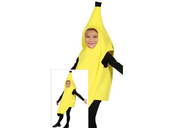 Banankostyme barn 1 Barnekostyme - Str 3-6 År 