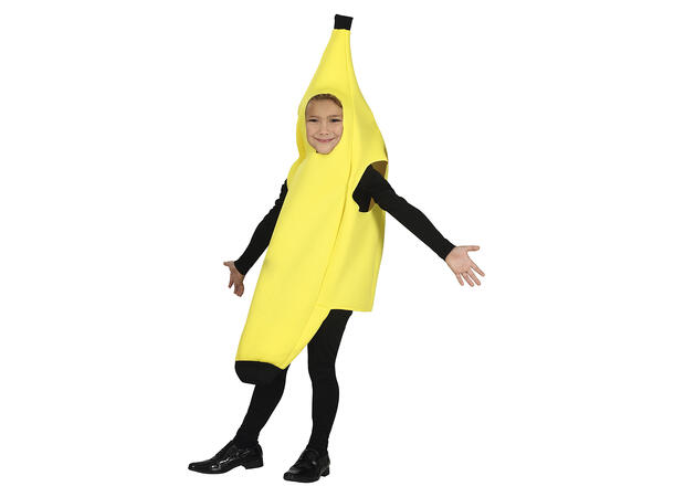 Banankostyme barn 1 Barnekostyme til gutt - Str 3-6 År 