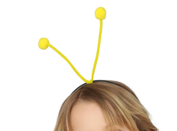 Bie kjole m/vinger - Gul/Sort 1 Barnekostyme til jente - Str 7-9 År 