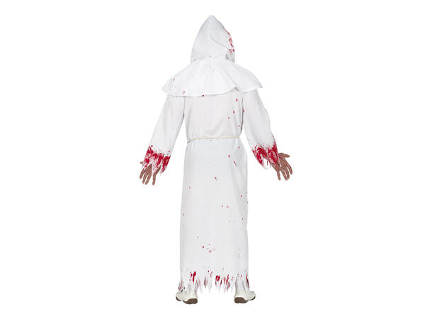 Blodig munkekostyme - Hvit 1 Herrekostyme - str 52-54 (L) 