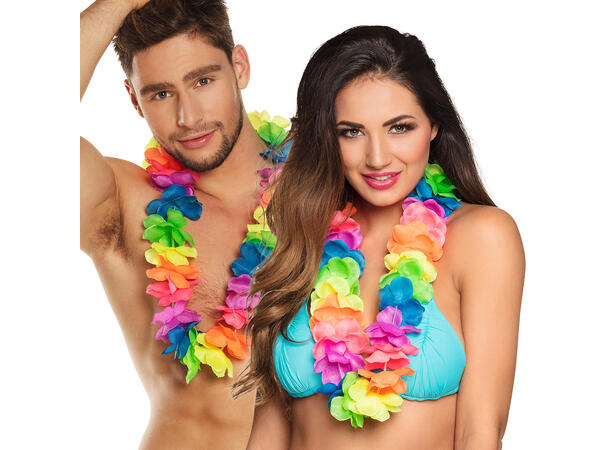 Blomsterkrans - Flerfarget - DeLuxe 1 Blomsterkrans i plast 