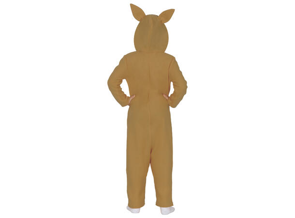 Brun revekostyme - Onepiece 1 Barnekostyme Unisex - Str 5-6 År 