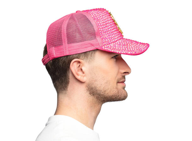 Caps - Neon m/"$"-tegn - 4 farger ass. 1 Caps til voksen - Onesize 