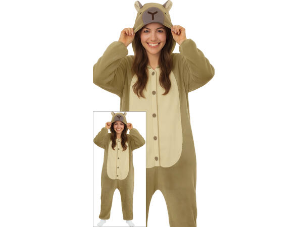 Capybara - Onepiece - Grønn 1 Damekostyme - str 42-44 (L) 