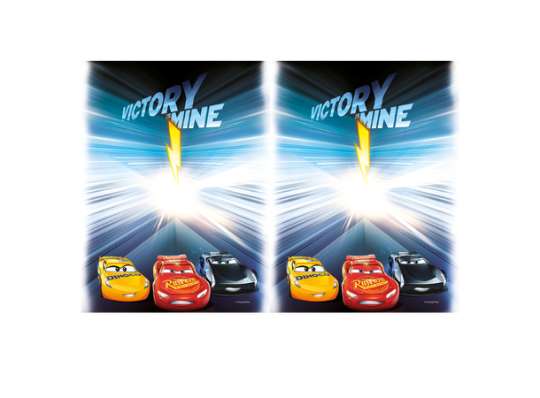 Cars - Victory is mine 1 Plastduk - 120x180cm