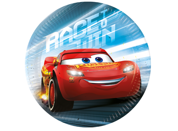 Cars - Victory is mine 8 FSC Plastfrie tallerkener i papir-20cm