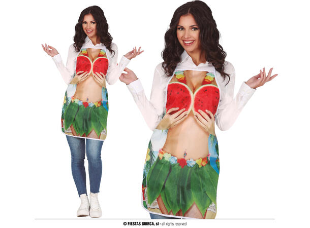 Dameforkle - Hawaii - Humor 1 Forkle til dame - Onesize 