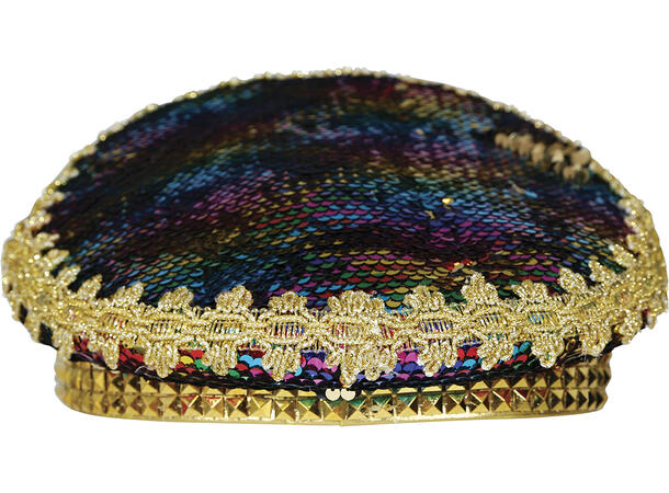 De-luxe kapteinshatt - LOVE m/stener 1 Hatt til voksen - Onesize 