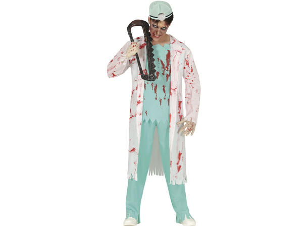 Doktor Zombie - Mann 1 Kostyme til gutt - 14-16 år (168cm) 