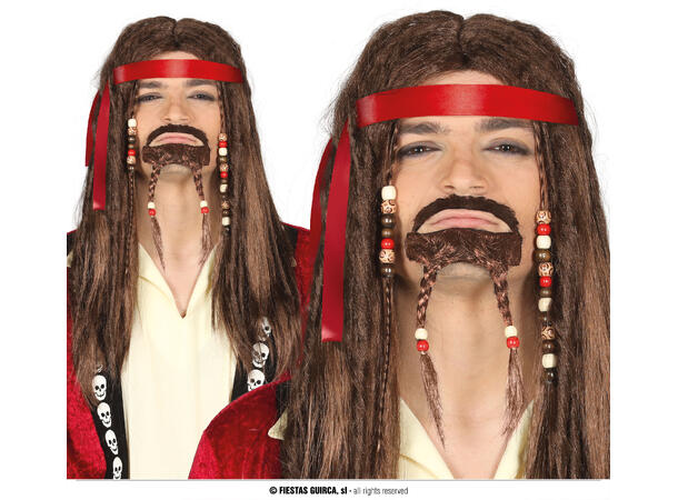 Dreadlocks - Brun 1 Parykk i syntetisk hår - Voksen 