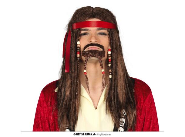 Dreadlocks - Brun 1 Parykk i syntetisk hår - Voksen 